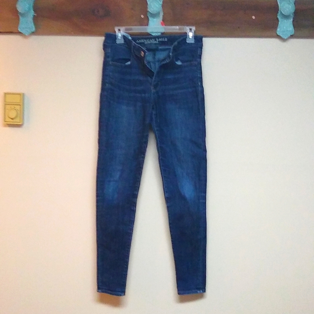 American Eagle long size 6 high rise super stretch jegging